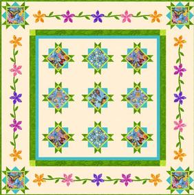 Spring Fling Quilt from Connecting Threads