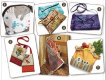 Seven Quilted Bag Patterns from Quilting Daily