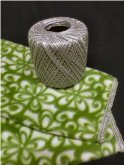 Serger Edge Trim with Crochet Thread on Sleeve