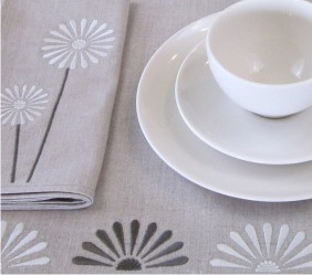 Embroidered Table Linens from Janome