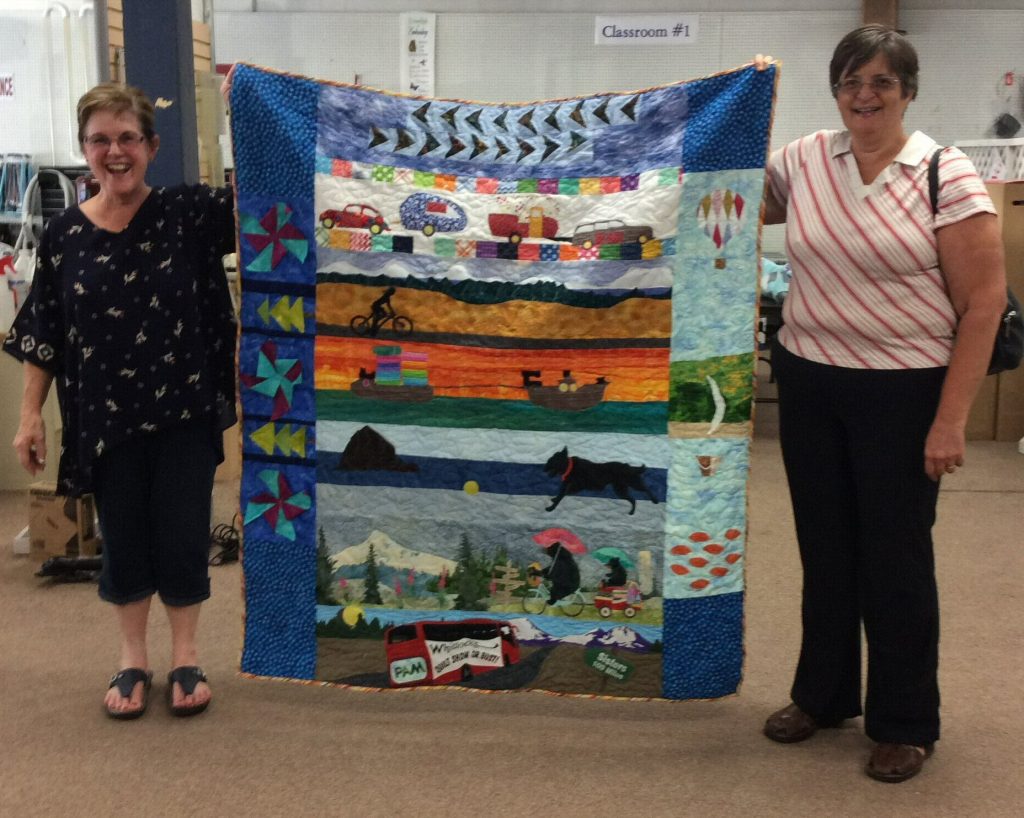Pam Valley Winner of Row x Row Quilt Contest at Whitlock's