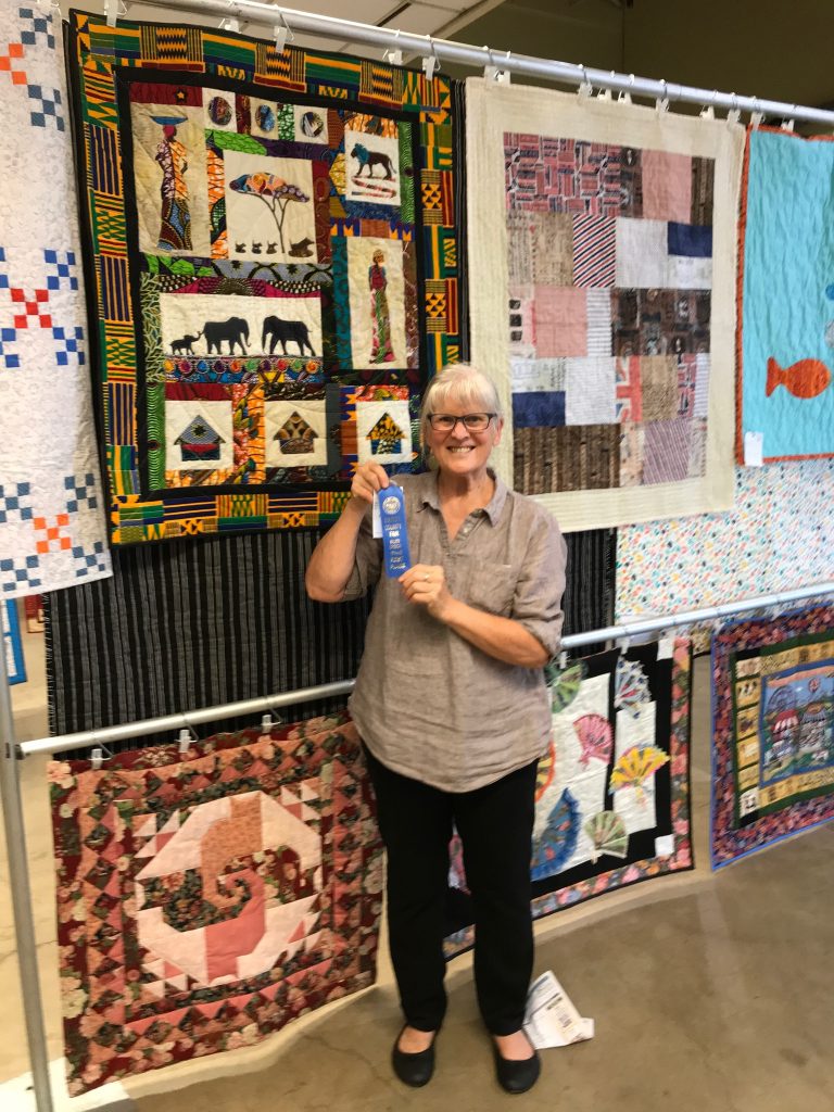 Christine Linder-Skach won First Prize Blue Ribbon the Marion County Fair
