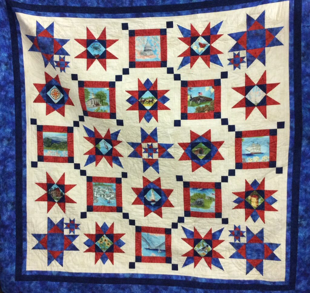 Jeanette G. showed us this lovely quilt.